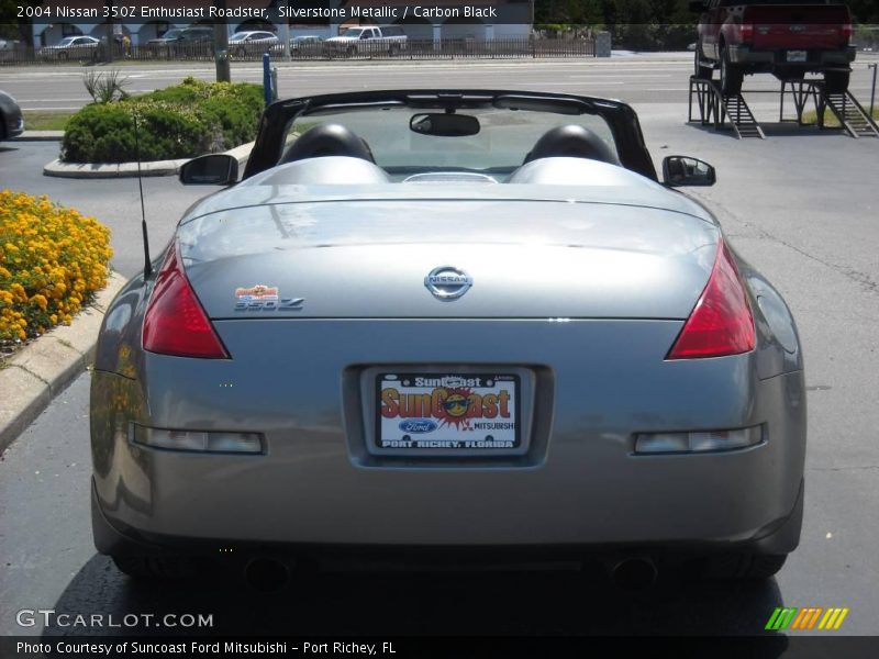 Silverstone Metallic / Carbon Black 2004 Nissan 350Z Enthusiast Roadster