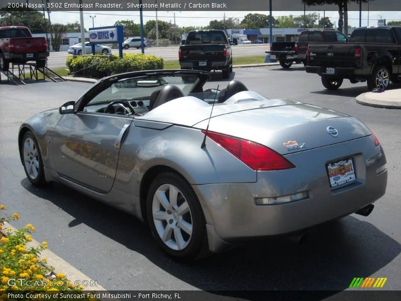 Silverstone Metallic / Carbon Black 2004 Nissan 350Z Enthusiast Roadster