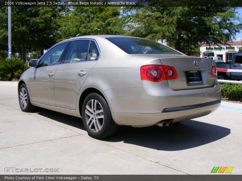 Wheat Beige Metallic / Anthracite Black 2006 Volkswagen Jetta 2.5 Sedan