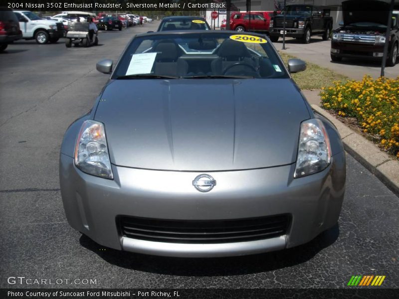 Silverstone Metallic / Carbon Black 2004 Nissan 350Z Enthusiast Roadster