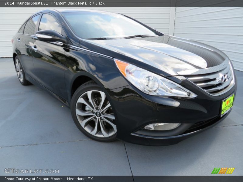 Phantom Black Metallic / Black 2014 Hyundai Sonata SE