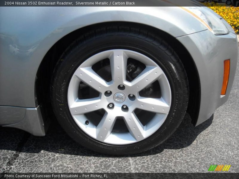 Silverstone Metallic / Carbon Black 2004 Nissan 350Z Enthusiast Roadster