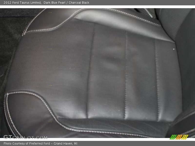 Dark Blue Pearl / Charcoal Black 2012 Ford Taurus Limited