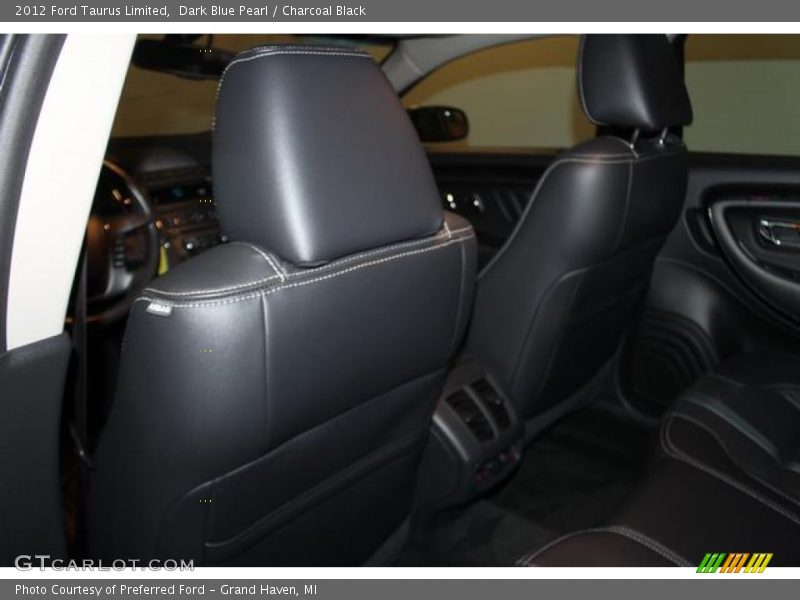 Dark Blue Pearl / Charcoal Black 2012 Ford Taurus Limited