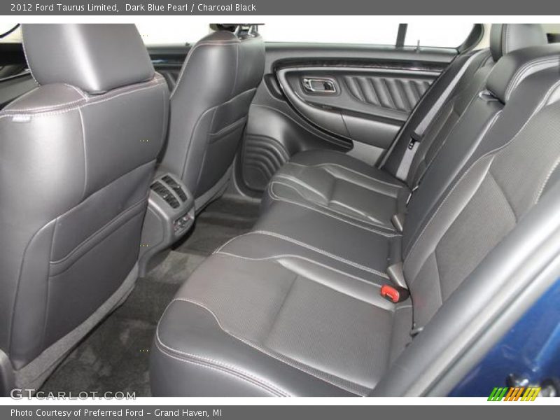 Dark Blue Pearl / Charcoal Black 2012 Ford Taurus Limited
