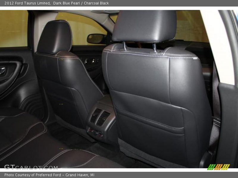 Dark Blue Pearl / Charcoal Black 2012 Ford Taurus Limited