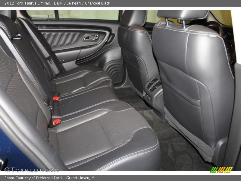 Dark Blue Pearl / Charcoal Black 2012 Ford Taurus Limited