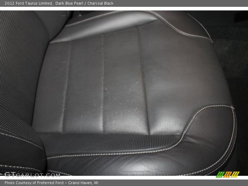 Dark Blue Pearl / Charcoal Black 2012 Ford Taurus Limited