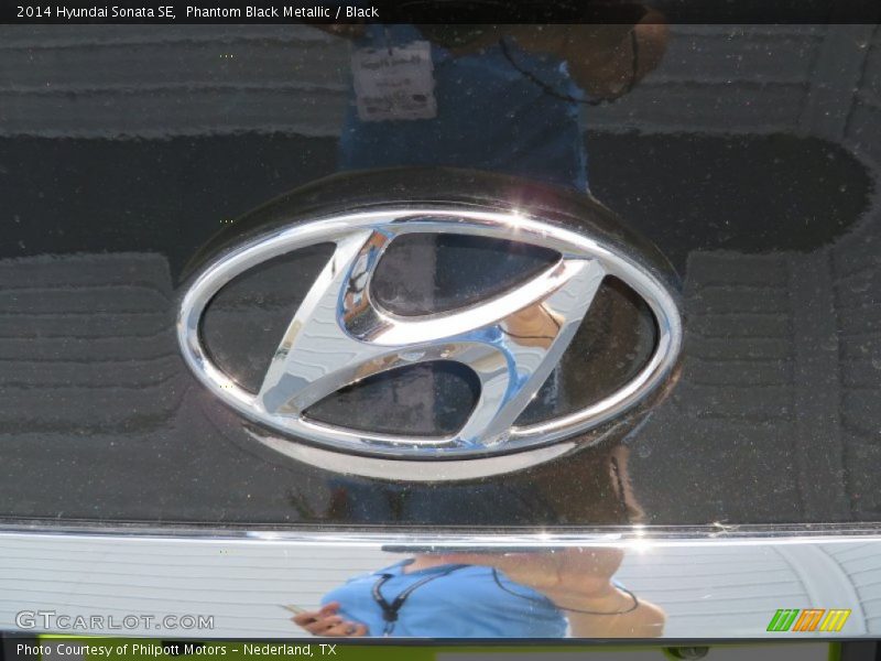 Phantom Black Metallic / Black 2014 Hyundai Sonata SE
