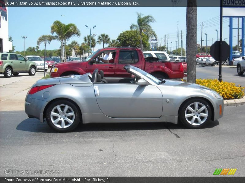 Silverstone Metallic / Carbon Black 2004 Nissan 350Z Enthusiast Roadster