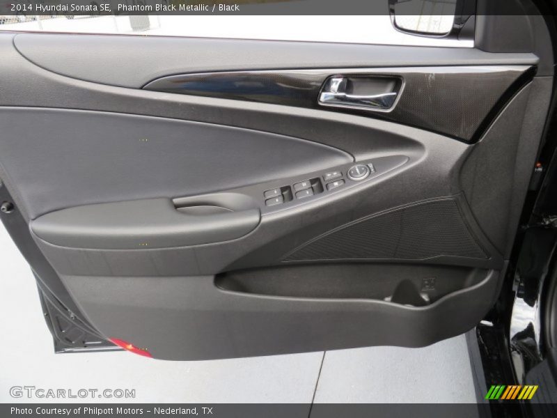 Phantom Black Metallic / Black 2014 Hyundai Sonata SE