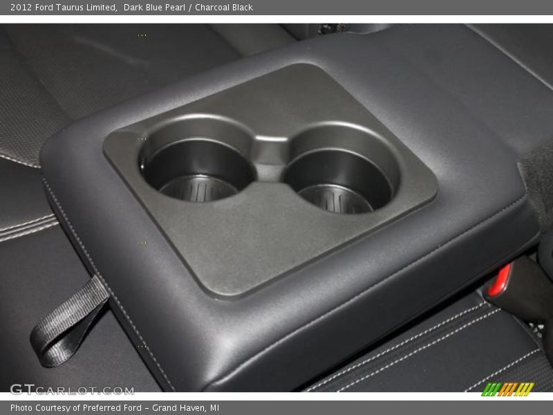 Dark Blue Pearl / Charcoal Black 2012 Ford Taurus Limited