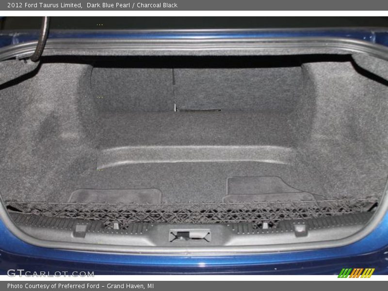 Dark Blue Pearl / Charcoal Black 2012 Ford Taurus Limited
