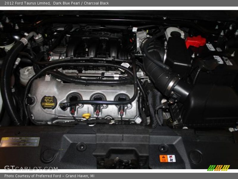 Dark Blue Pearl / Charcoal Black 2012 Ford Taurus Limited