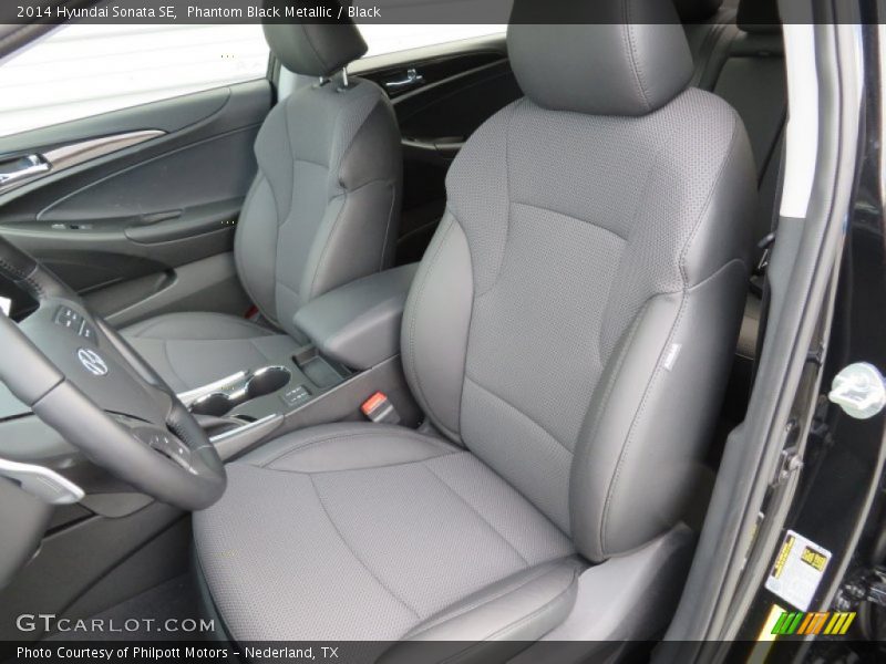 Phantom Black Metallic / Black 2014 Hyundai Sonata SE