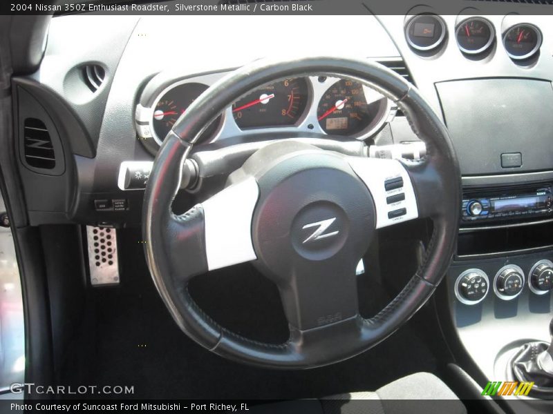 Silverstone Metallic / Carbon Black 2004 Nissan 350Z Enthusiast Roadster
