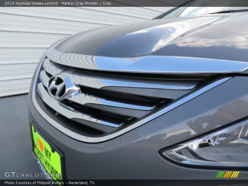 Harbor Gray Metallic / Gray 2014 Hyundai Sonata Limited