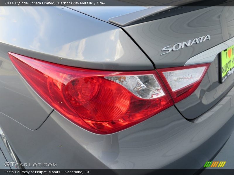 Harbor Gray Metallic / Gray 2014 Hyundai Sonata Limited