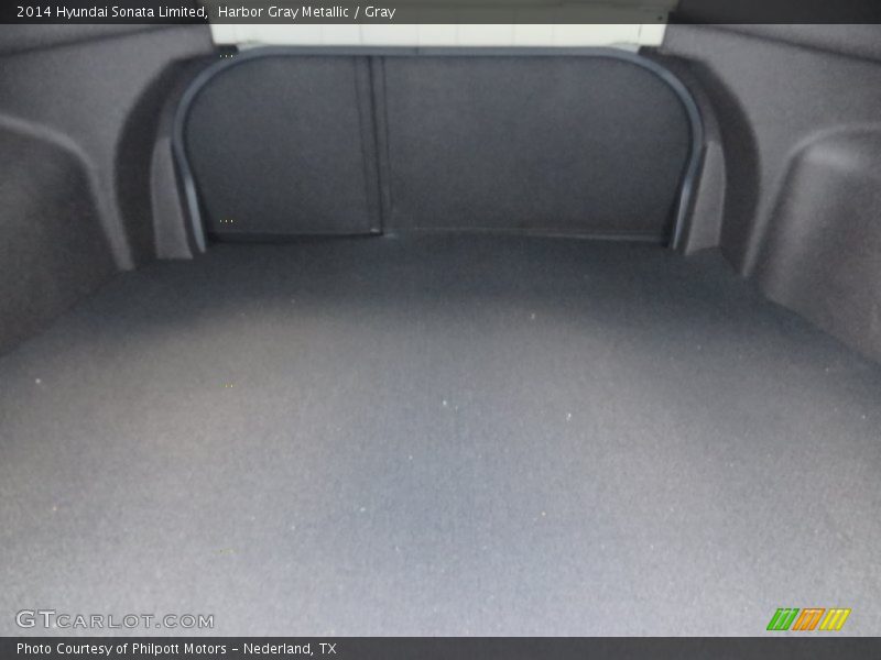 Harbor Gray Metallic / Gray 2014 Hyundai Sonata Limited