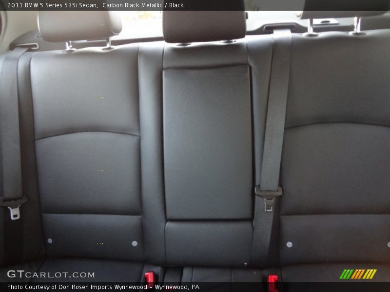 Carbon Black Metallic / Black 2011 BMW 5 Series 535i Sedan