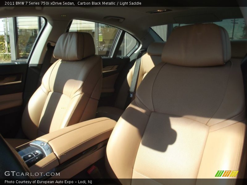 Carbon Black Metallic / Light Saddle 2011 BMW 7 Series 750i xDrive Sedan
