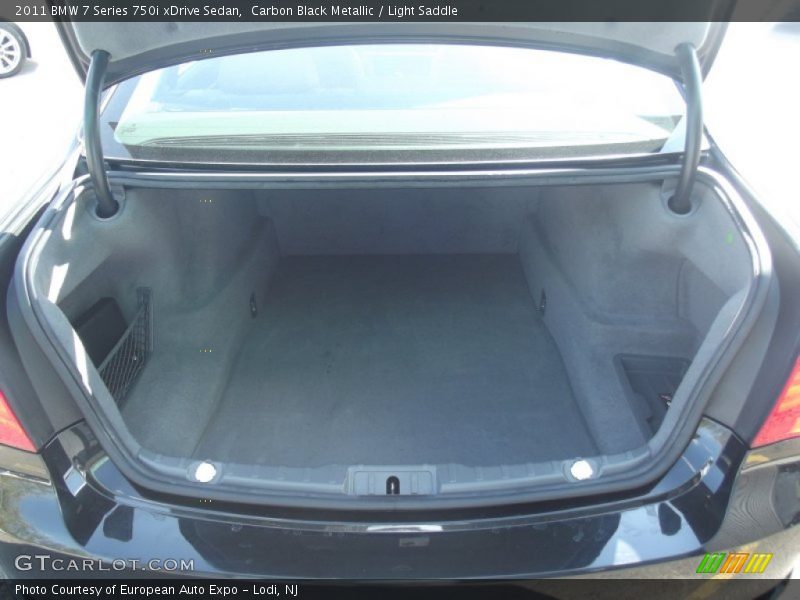 Carbon Black Metallic / Light Saddle 2011 BMW 7 Series 750i xDrive Sedan