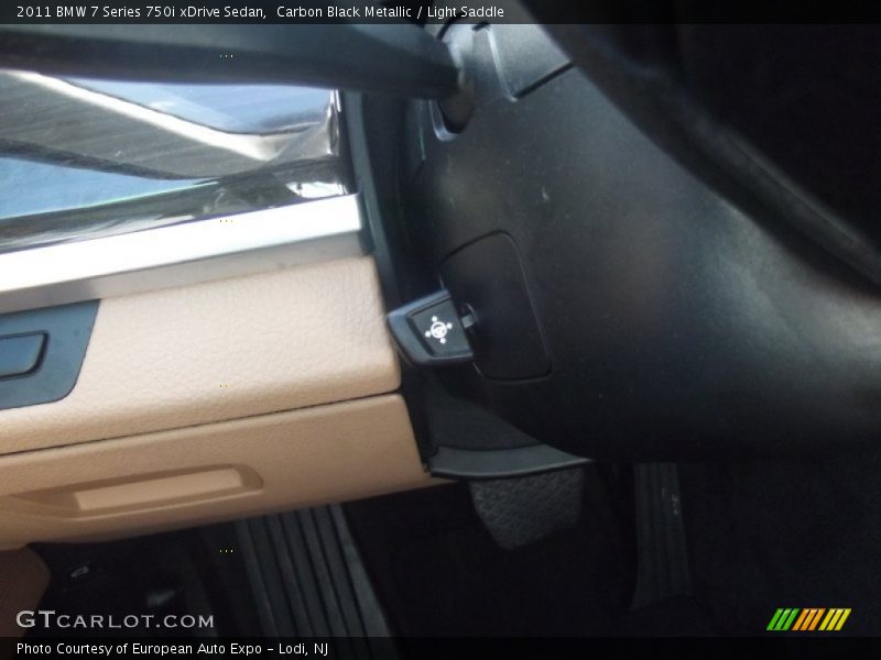 Carbon Black Metallic / Light Saddle 2011 BMW 7 Series 750i xDrive Sedan
