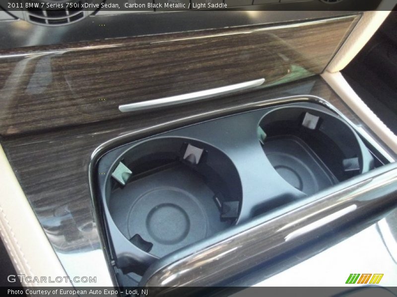 Carbon Black Metallic / Light Saddle 2011 BMW 7 Series 750i xDrive Sedan