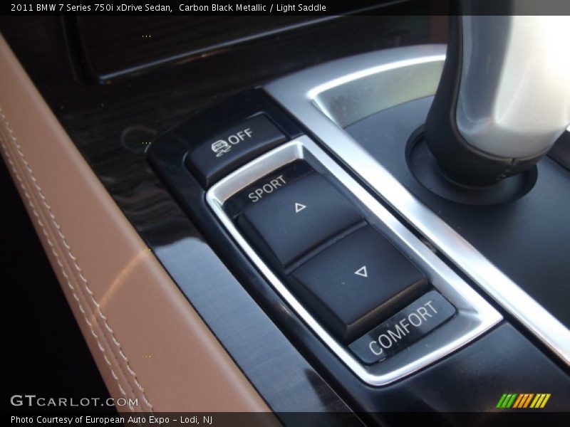Carbon Black Metallic / Light Saddle 2011 BMW 7 Series 750i xDrive Sedan