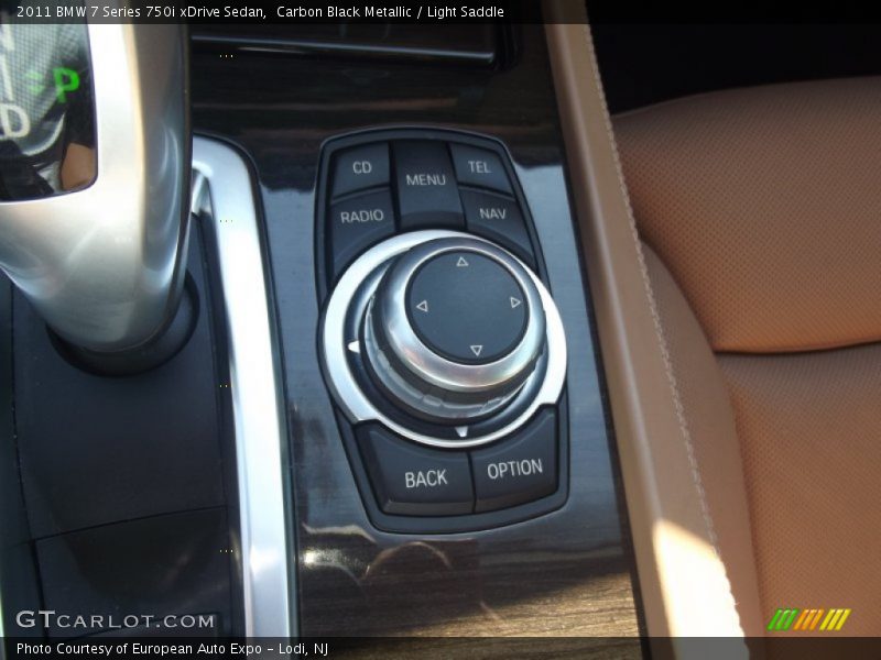 Carbon Black Metallic / Light Saddle 2011 BMW 7 Series 750i xDrive Sedan