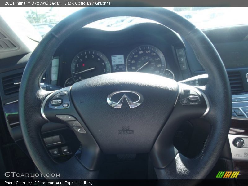 Black Obsidian / Graphite 2011 Infiniti M 37x AWD Sedan