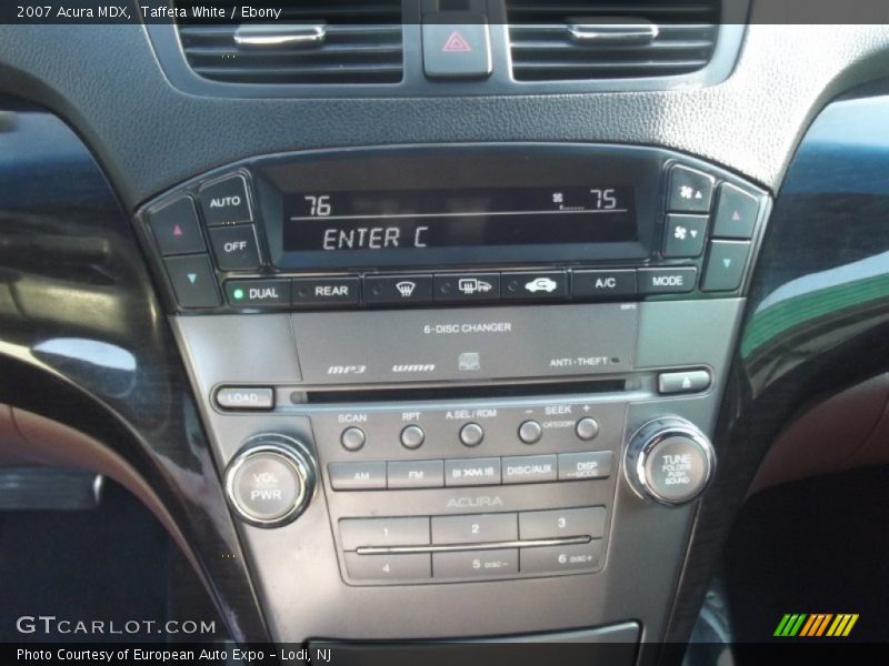 Taffeta White / Ebony 2007 Acura MDX
