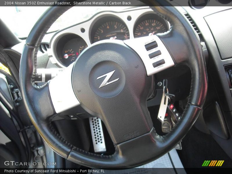 Silverstone Metallic / Carbon Black 2004 Nissan 350Z Enthusiast Roadster