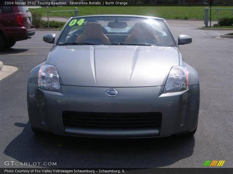 Silverstone Metallic / Burnt Orange 2004 Nissan 350Z Touring Roadster