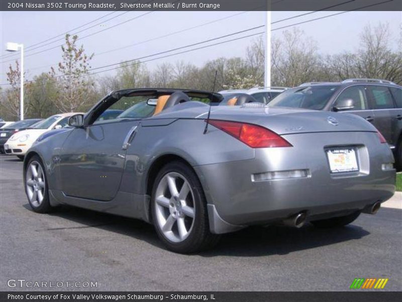 Silverstone Metallic / Burnt Orange 2004 Nissan 350Z Touring Roadster