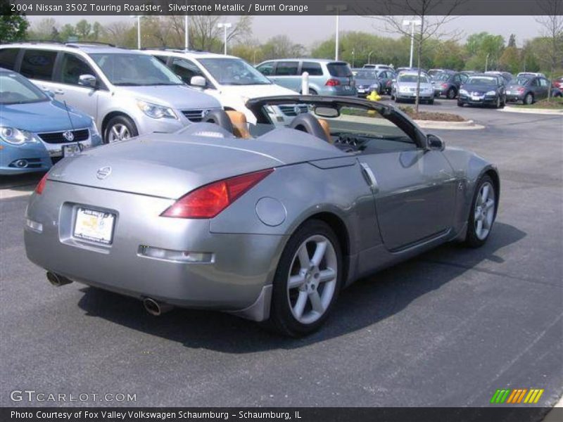 Silverstone Metallic / Burnt Orange 2004 Nissan 350Z Touring Roadster