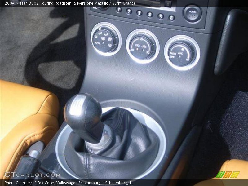 Silverstone Metallic / Burnt Orange 2004 Nissan 350Z Touring Roadster