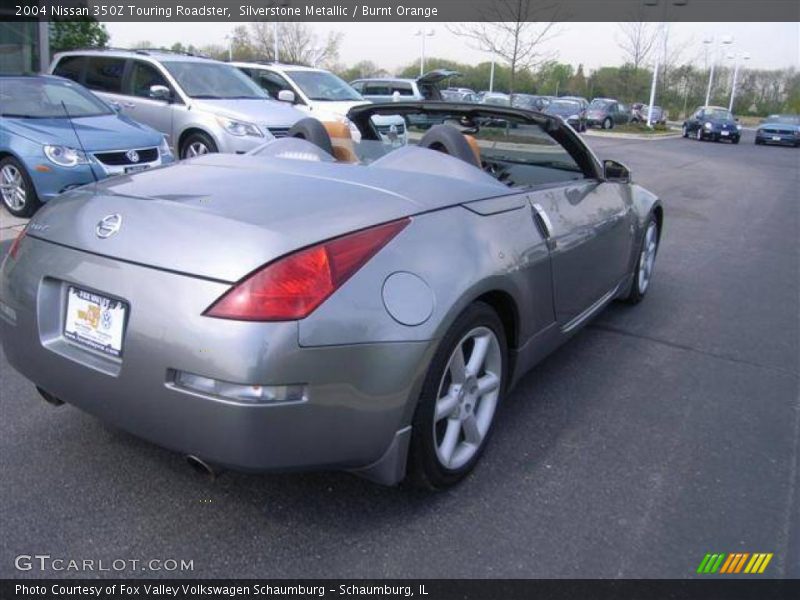 Silverstone Metallic / Burnt Orange 2004 Nissan 350Z Touring Roadster