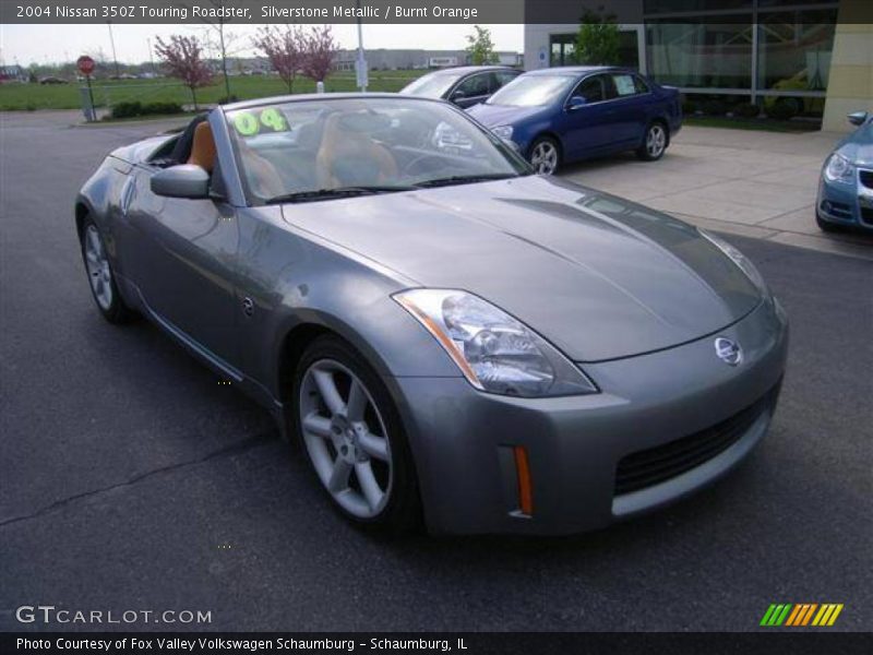 Silverstone Metallic / Burnt Orange 2004 Nissan 350Z Touring Roadster