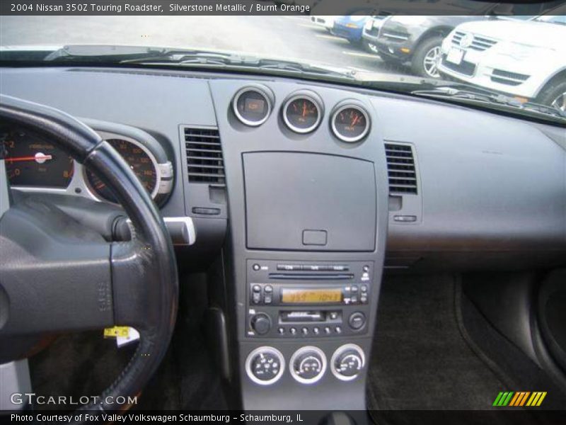 Silverstone Metallic / Burnt Orange 2004 Nissan 350Z Touring Roadster