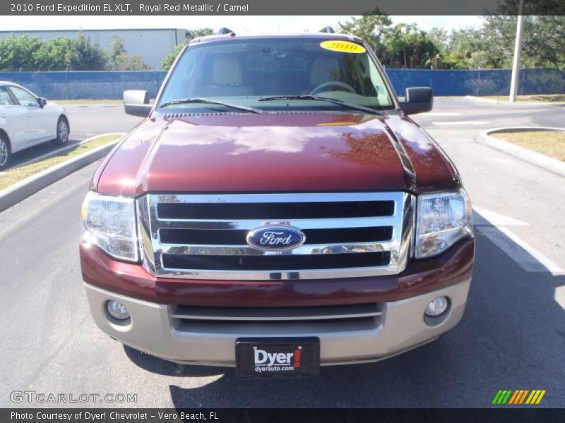 Royal Red Metallic / Camel 2010 Ford Expedition EL XLT