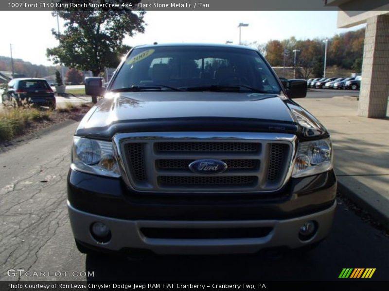 Dark Stone Metallic / Tan 2007 Ford F150 King Ranch SuperCrew 4x4