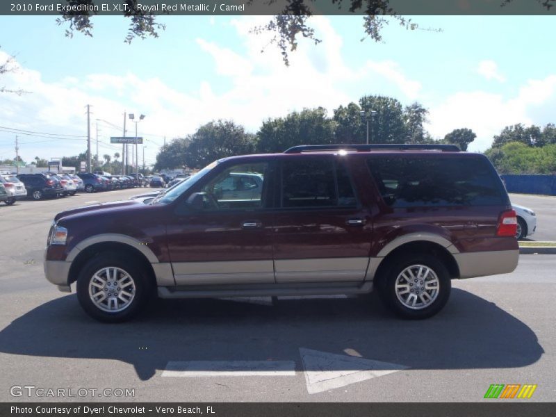 Royal Red Metallic / Camel 2010 Ford Expedition EL XLT