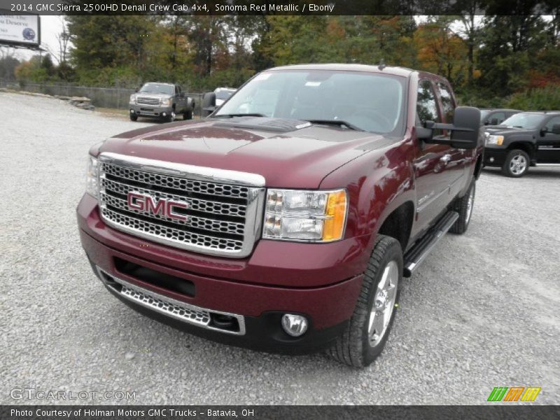 Sonoma Red Metallic / Ebony 2014 GMC Sierra 2500HD Denali Crew Cab 4x4