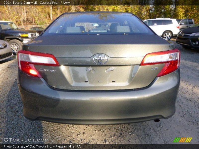 Cypress Pearl / Ivory 2014 Toyota Camry LE
