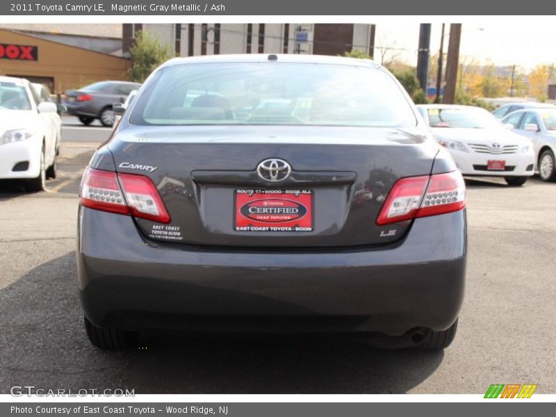 Magnetic Gray Metallic / Ash 2011 Toyota Camry LE