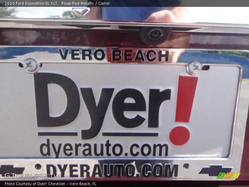 Royal Red Metallic / Camel 2010 Ford Expedition EL XLT