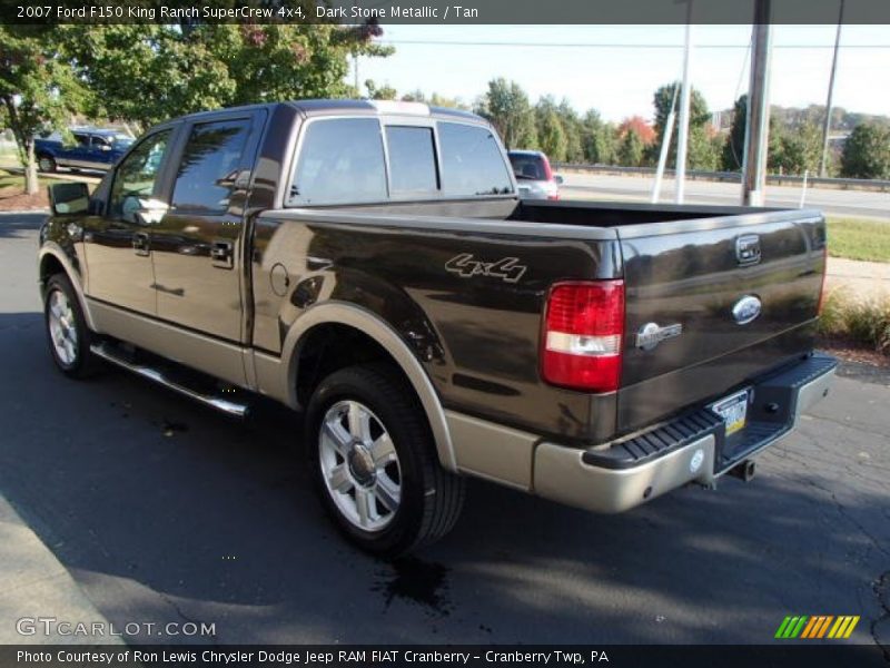 Dark Stone Metallic / Tan 2007 Ford F150 King Ranch SuperCrew 4x4