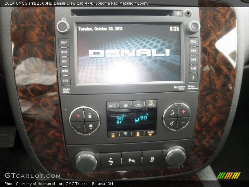 Sonoma Red Metallic / Ebony 2014 GMC Sierra 2500HD Denali Crew Cab 4x4