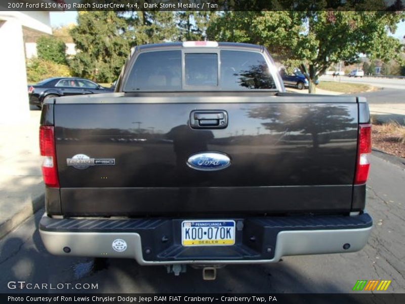 Dark Stone Metallic / Tan 2007 Ford F150 King Ranch SuperCrew 4x4